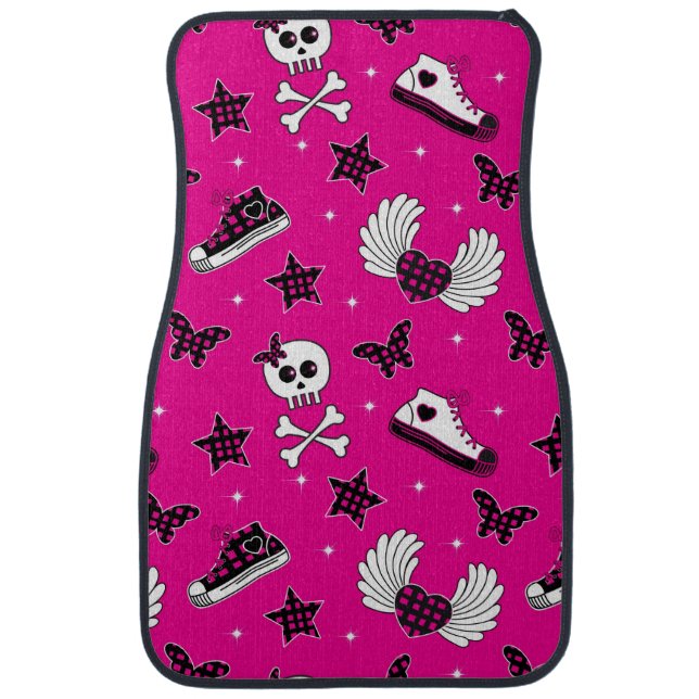 Emo Symbols Car Floor Mat (Front)