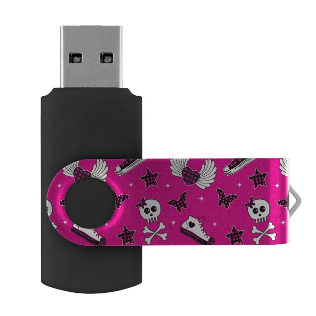 Emo Symbols Flash Drive (Opened)