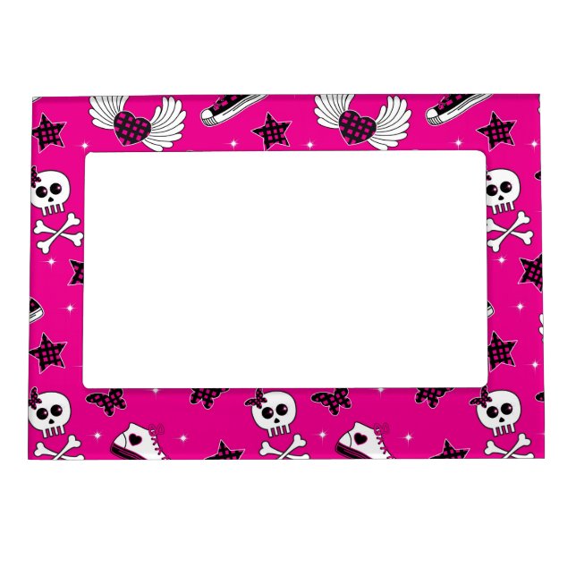 Emo Symbols Magnetic Photo Frame (Front)