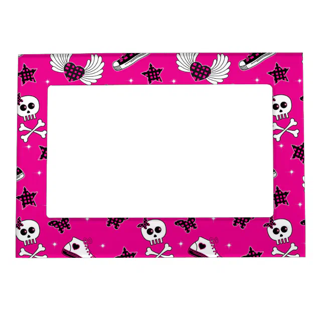Emo Symbols Magnetic Photo Frame | Zazzle