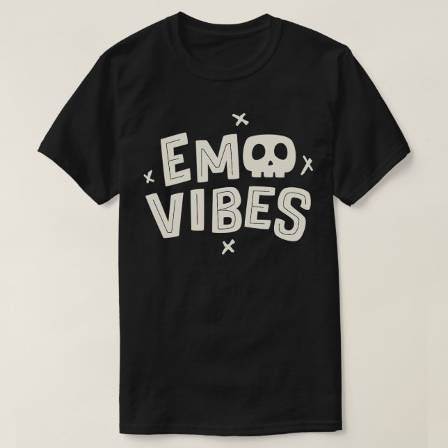 Emo Vibes Pastel Goth Emo Punk Clothes With Emo Go T-Shirt (Design Front)