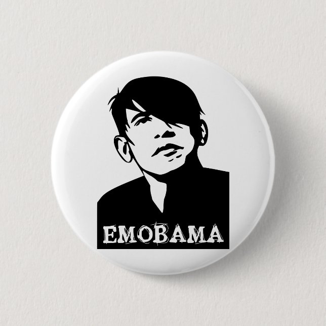 Emobama Pinback Button (Front)