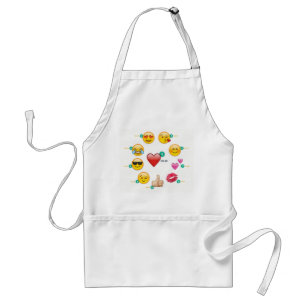 emoji adult apron