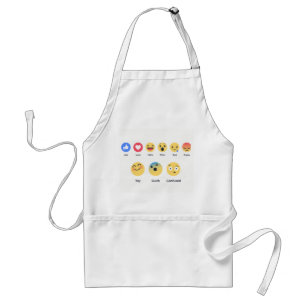 emoji adult apron