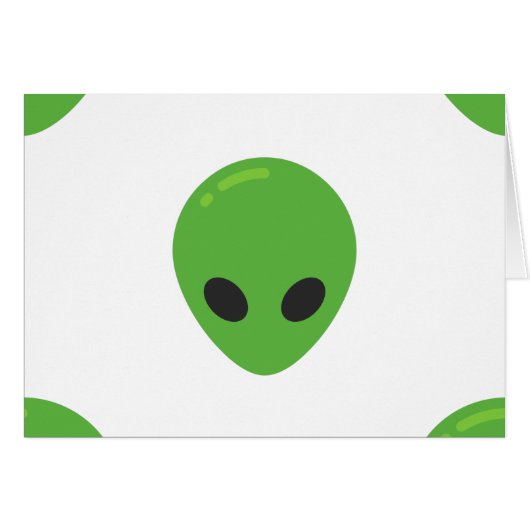 emoji aliens cards (Front Horizontal)