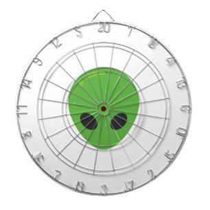 emoji aliens dart board