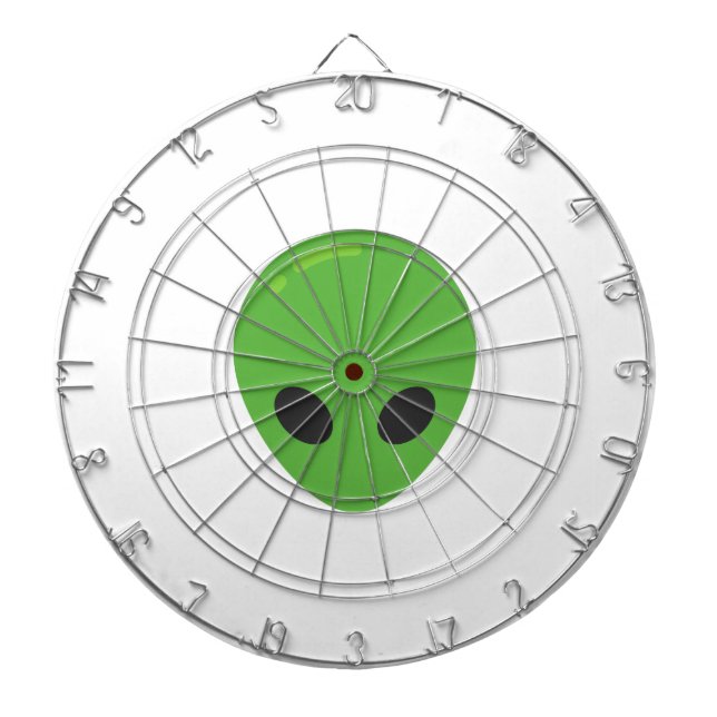 emoji aliens dart board (Front)