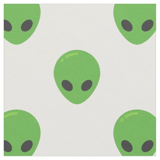 emoji aliens fabric