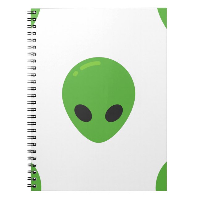 emoji aliens notebook (Front)