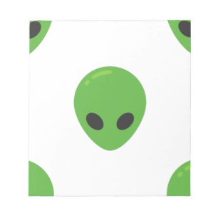 emoji aliens notepad