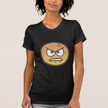 Emoji: Angry Pouting Face T-shirt by EmojiClothing at Zazzle