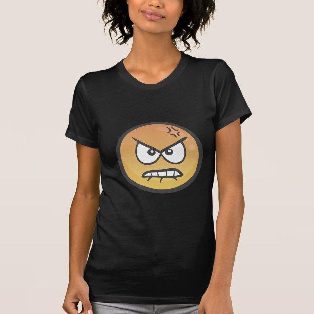 Emoji: Angry Pouting Face T-Shirt (Front)
