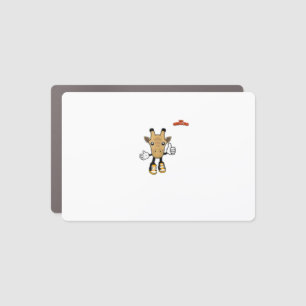 emoji animals giraffe thumb up  car magnet