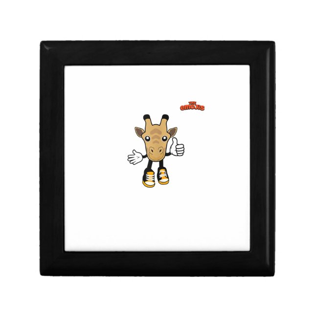 emoji animals giraffe thumb up  gift box (Front)