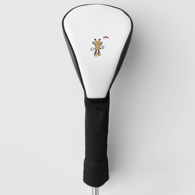 emoji animals giraffe thumb up  golf head cover (Front)