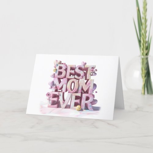  Emoji AP72 Photo 3_D Fun Mothers Day Card