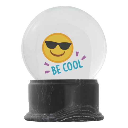 Emoji Be Cool Snow Globe