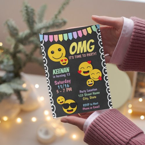 Emoji Birthday Invitation