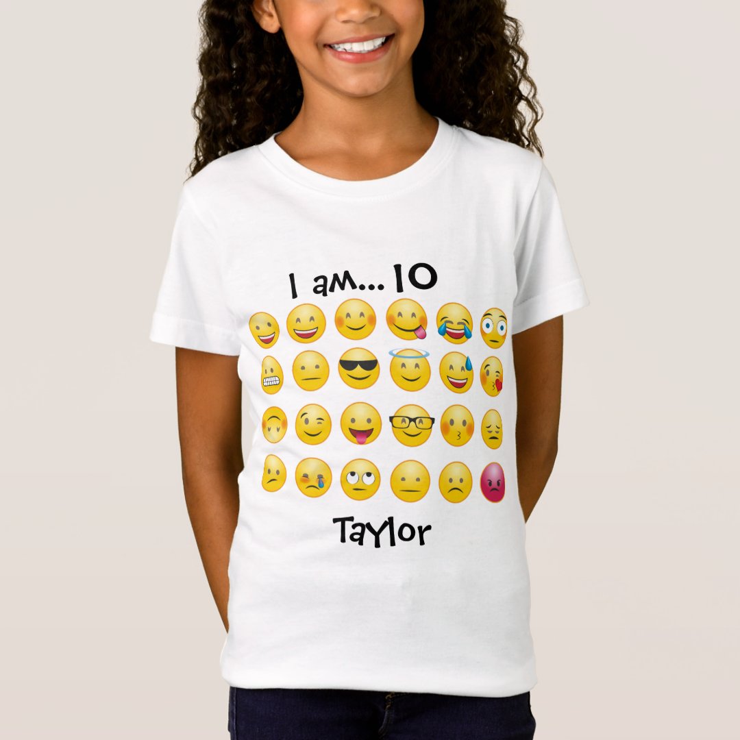 Emoji Birthday Shirt | Zazzle