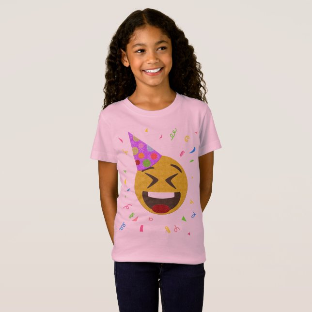 Emoji Birthday Shirt - Happy Face Emoji (Front Full)