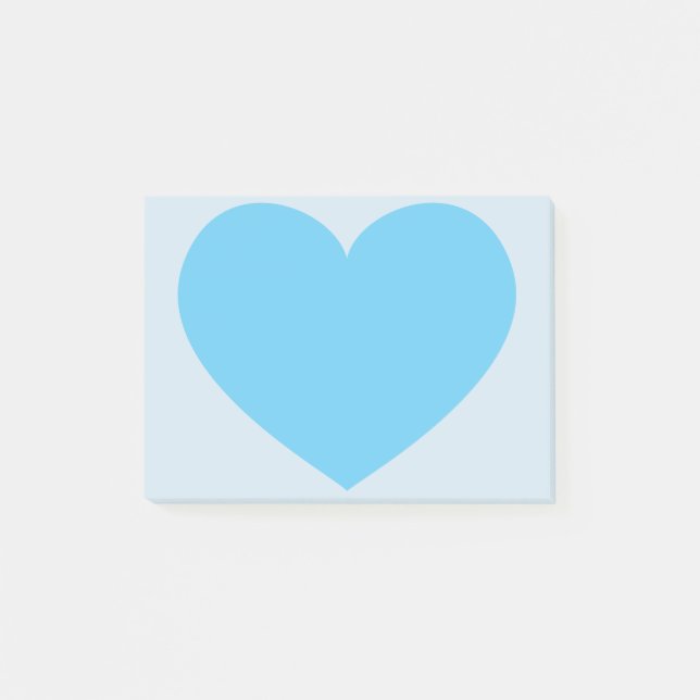 Emoji Blue Heart Post-it Post-it Notes (Front)