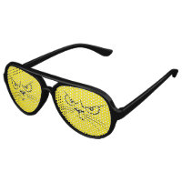 EMOJI CAT. ANGRY EMOJI AVIATOR SUNGLASSES