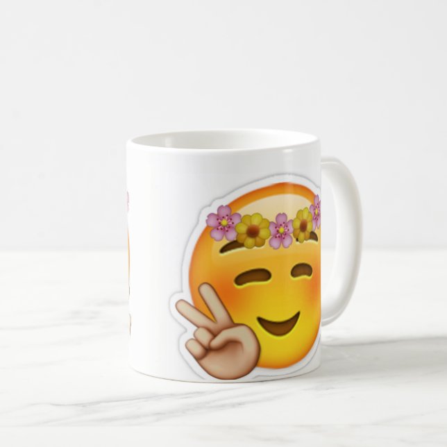 emoji coffee mug (Front Right)
