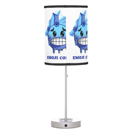 emoji congelado table lamp (Back)