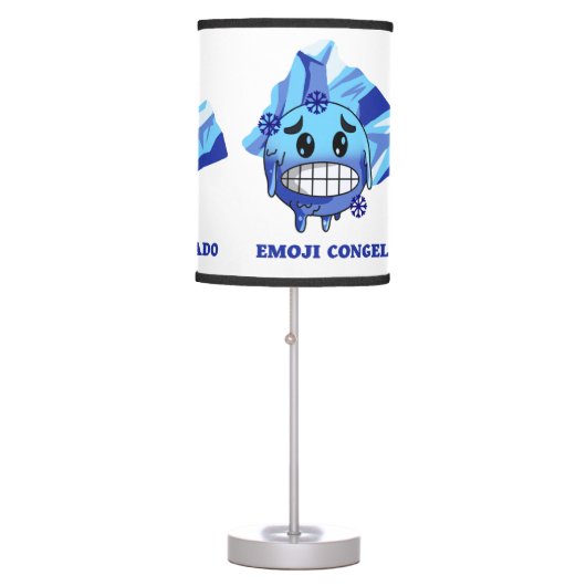 emoji congelado table lamp (Front)