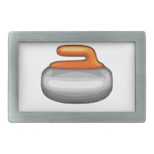 Emoji Curling Stone Belt Buckle