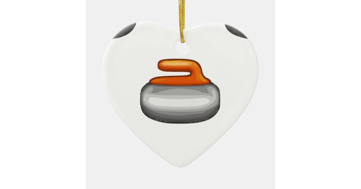 emoji-curling-stone-ceramic-ornament-zazzle