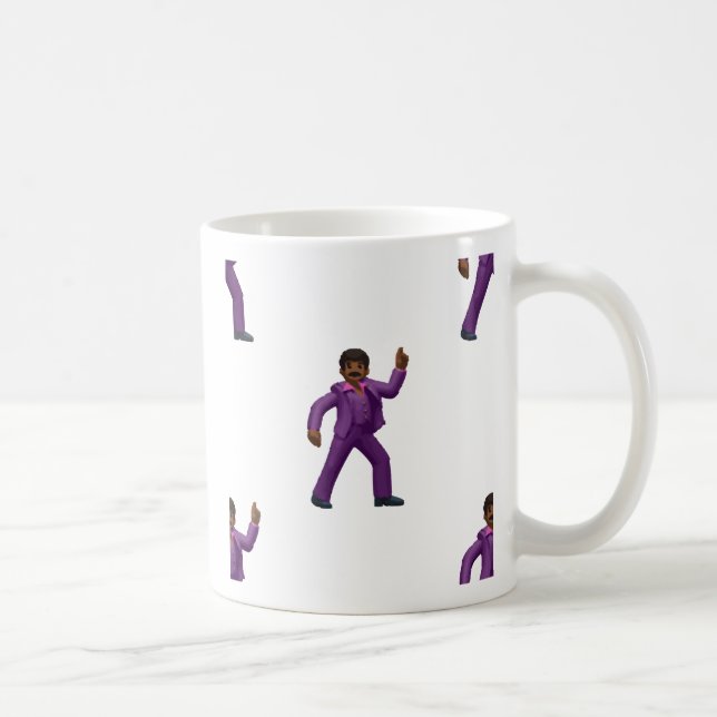 Emoji Dancing Man Coffee Mug (Right)