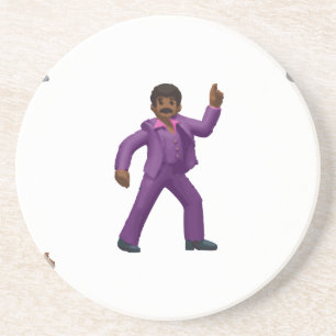 Emoji Dancing Man Drink Coaster