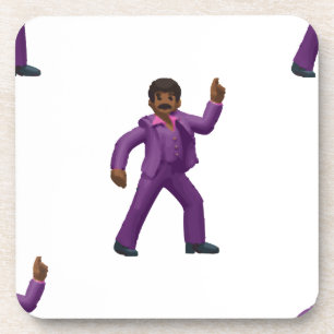 Emoji Dancing Man Drink Coaster