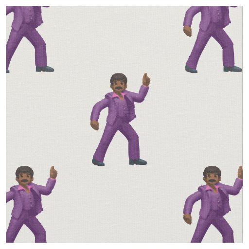 Emoji Dancing Man fabric