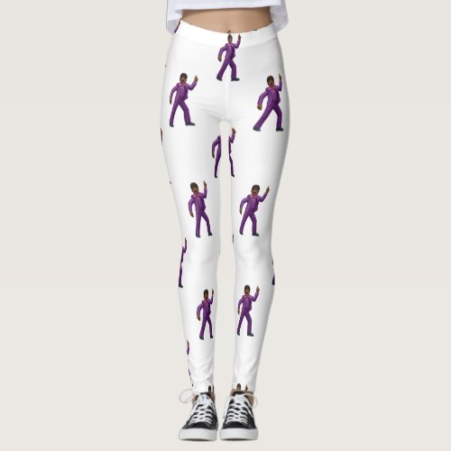 Emoji Dancing Man leggings