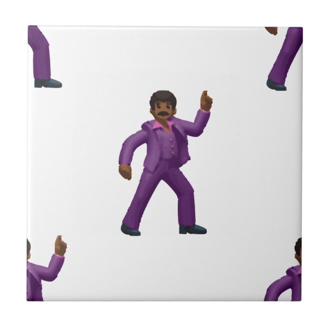 Emoji Dancing Man Tile (Front)
