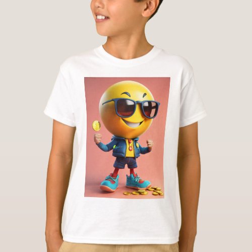 Emoji dashing design T_Shirt