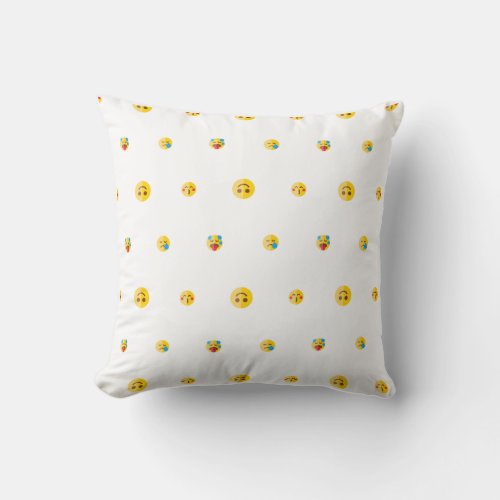 Emoji Delight Decorative Pillow