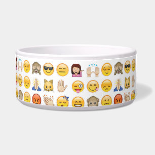 emoji dog bowl