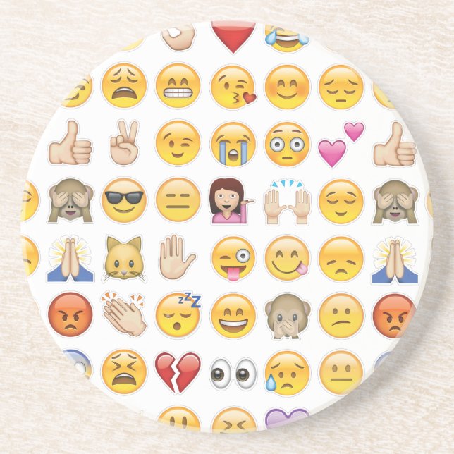 emoji drink coaster (Front)