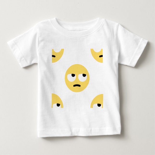 emoji eye rolling baby T-Shirt (Front)