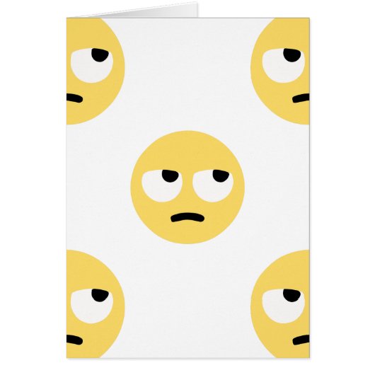 emoji eye rolling cards (Front)