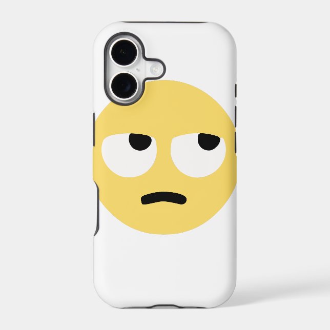 emoji eye rolling iphone case (Back)