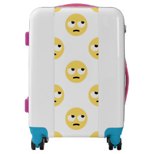 emoji eye rolling luggage
