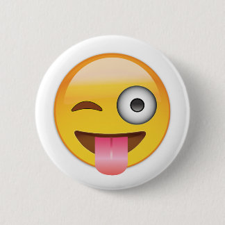 Emoji - Face With Tongue Button