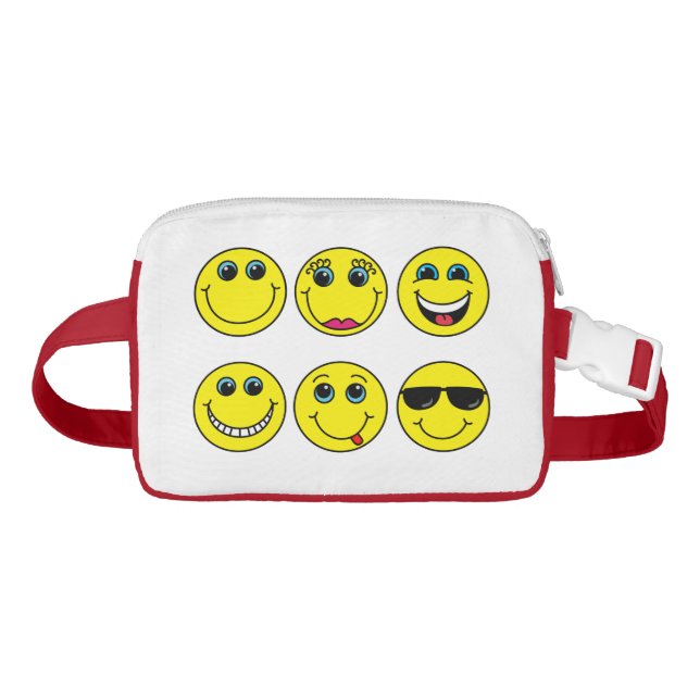 Emoji Faces Characters Fanny Pack (Front)