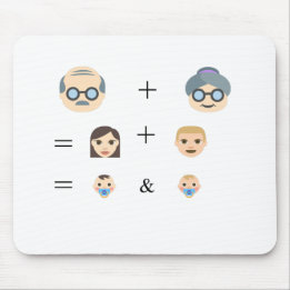Emoji Family Tree Mouse Pad