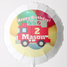 Emoji firetruck Balloon