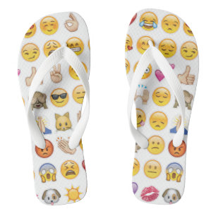 emoji flip flops sandals shoes
